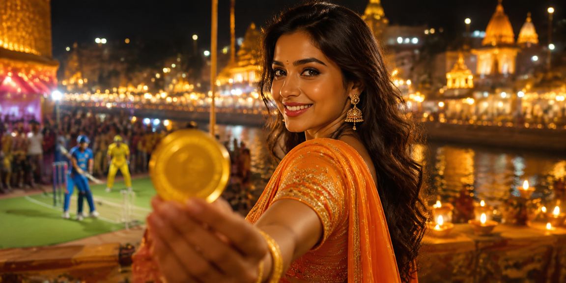 Cricket betting during Diwali festival in India